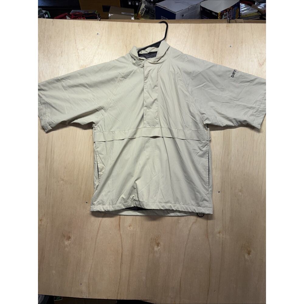 Dryjoys by Footjoy Windbreaker Mens Small Side Pocket Short Sleeve Golf Jacket